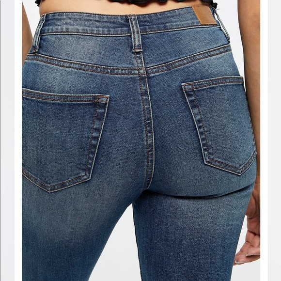 LEAVING SOON‼️ High Rise Skinny Jeggings Mom Jeans Faded Denim Stretch Highrise - Picture 2 of 12